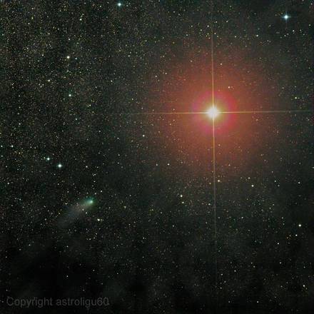 Cometa Marte Ligustri: la cometa Siding Spring a circa 1,7 m
